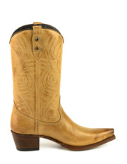Botas Cowboy Mujer 2536 Virgi Amarillo |Cowboy Boots Europe