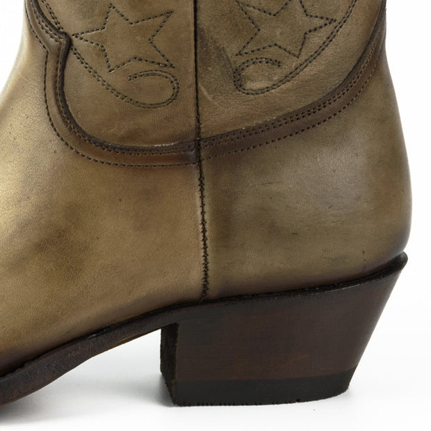 Botas Cowboy Modelo Lady 2374 Taupe Vintage |Cowboy Boots Europe