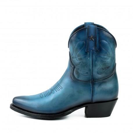 Botas Cowboy Lady Modelo 2374 Vintage Blue | Botas Cowboy Boots Europe