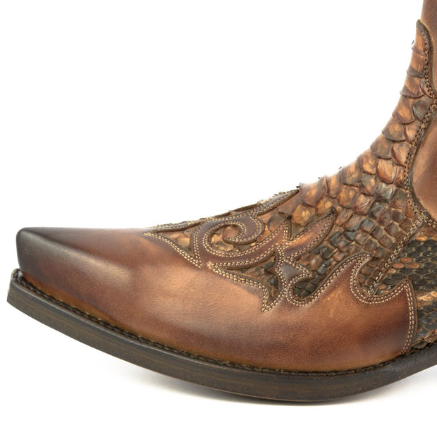 Botas de Moda Hombre Modelo Rock 2500 Cognac |Cowboy Boots Europe