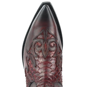 Botas de moda para hombre modelo Rock 2500 rojo y negro |Cowboy Boots Europe
