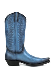 Botas Cowboy Vintage Azul Años 20 Modelo Unisex |Cowboy Boots Europe