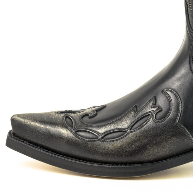 Botas Cowboy Botas unisex modelo 1927-C Milanelo Bone/Pull Oil Negro | Cowboy Boots Europe