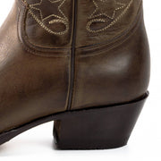 Botas Cowboy Modelo Lady 2374 Stbu Alcatrão |Cowboy Boots Europe