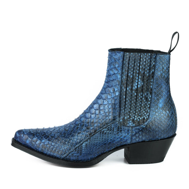 Botas Modelo Dama Marie 2496 Píton Azul |Cowboy Boots Europe