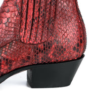 Botas Modelo Dama Marie 2496 Píton Rojo | RojoCowboy Boots Europe
