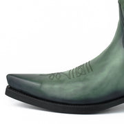 Botas Cowboy Vintage Verde Años 20 Modelo Unisex |Cowboy Boots Europe