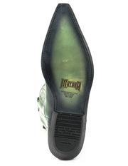 Botas Cowboy Vintage Verde Años 20 Modelo Unisex |Cowboy Boots Europe