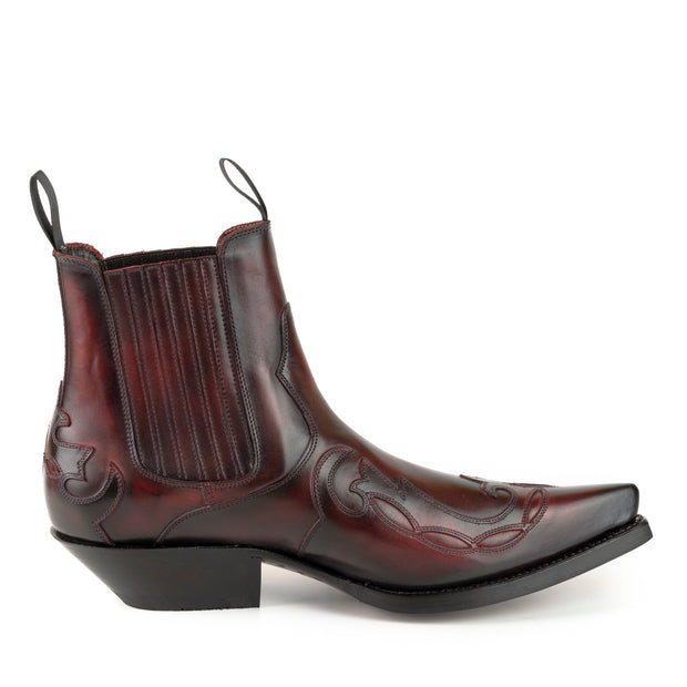 Botas urbanas o de moda para hombre 1931 Burdeos y Negro |Cowboy Boots Europe